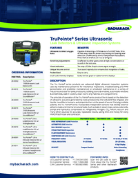 Thumbnail of document Data Sheet - Tru Pointe 1100 Inspection System